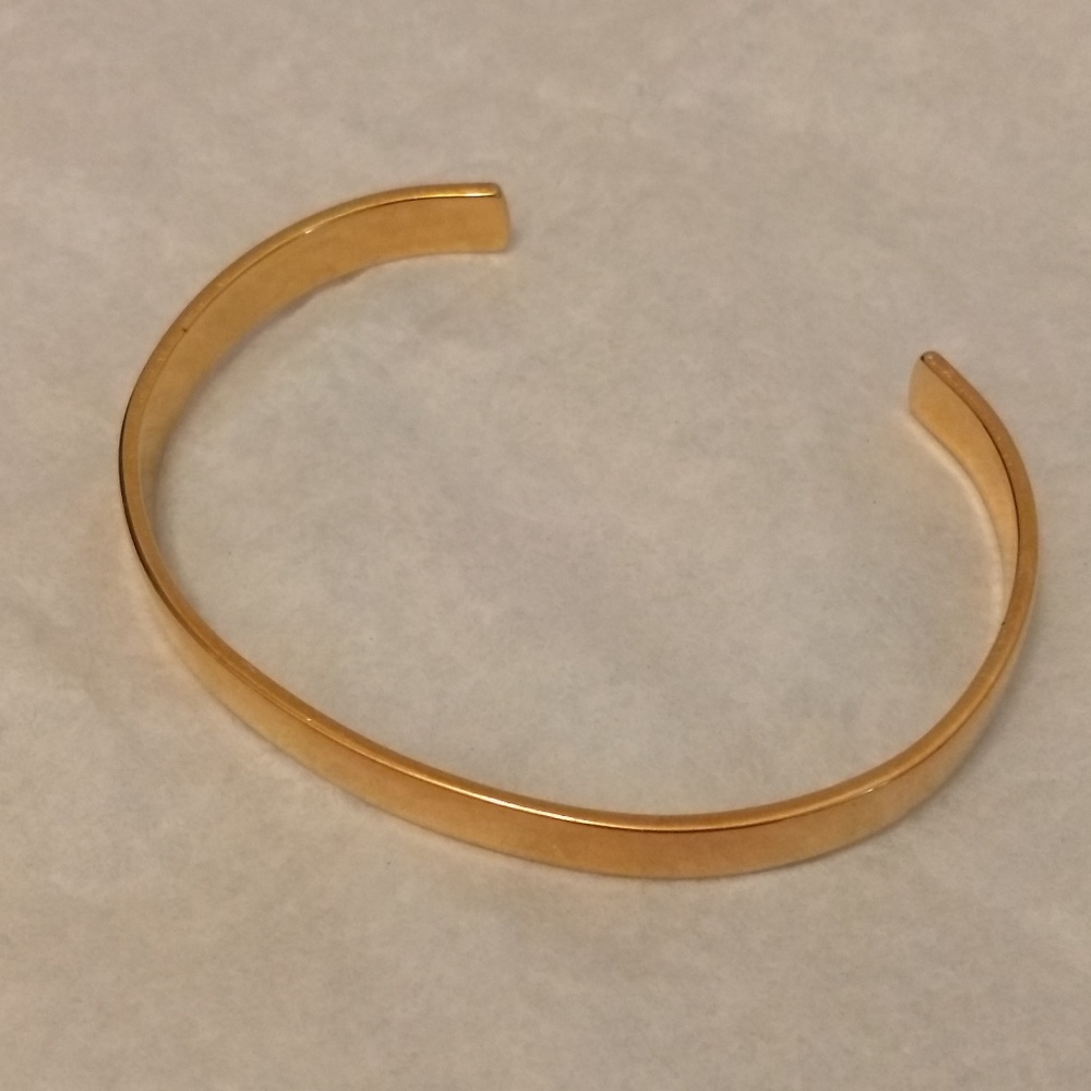 Simple Slender Cuff Bracelet